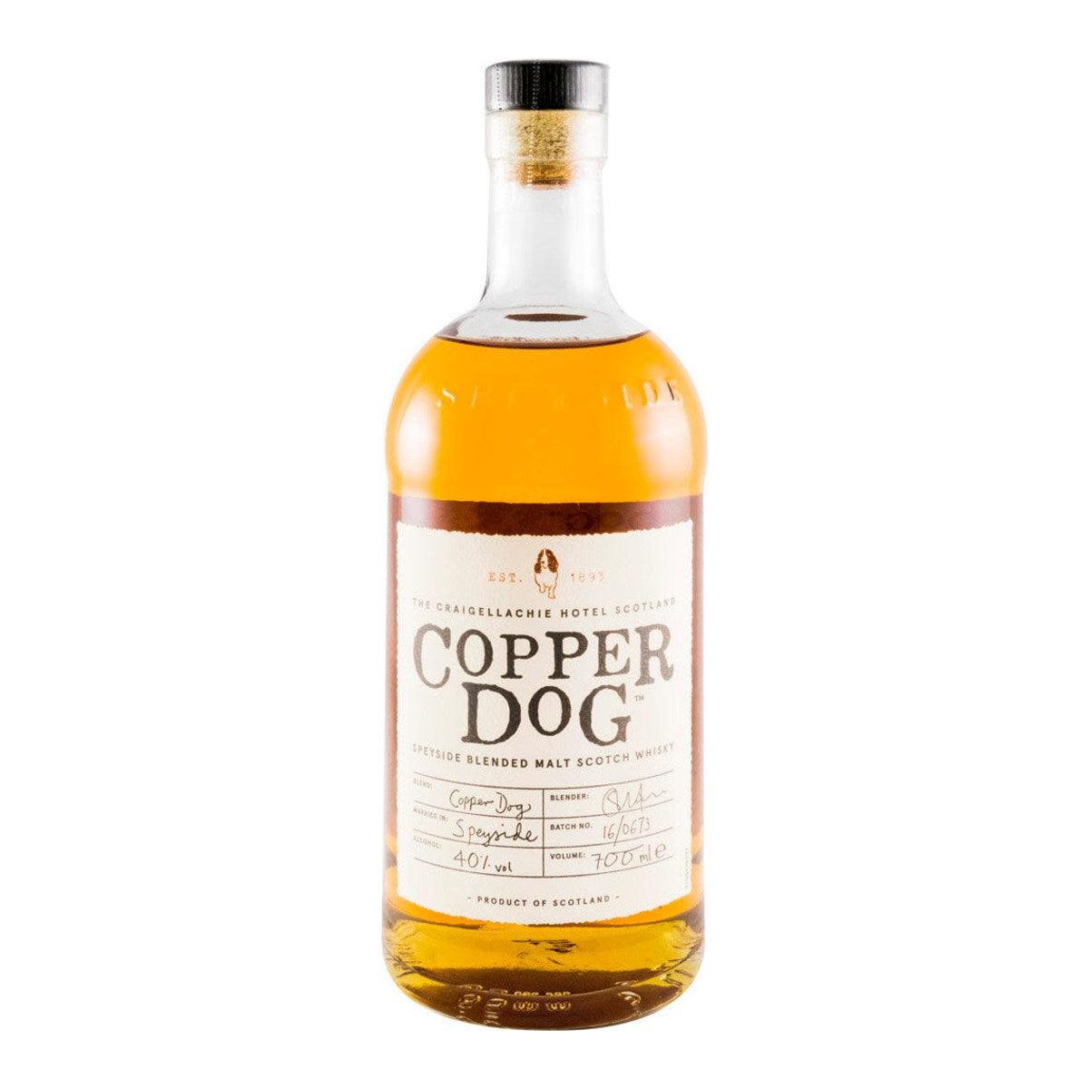 Copper Dog Speyside Blended Malt Scotch Whisky 700ml 40% ABV
