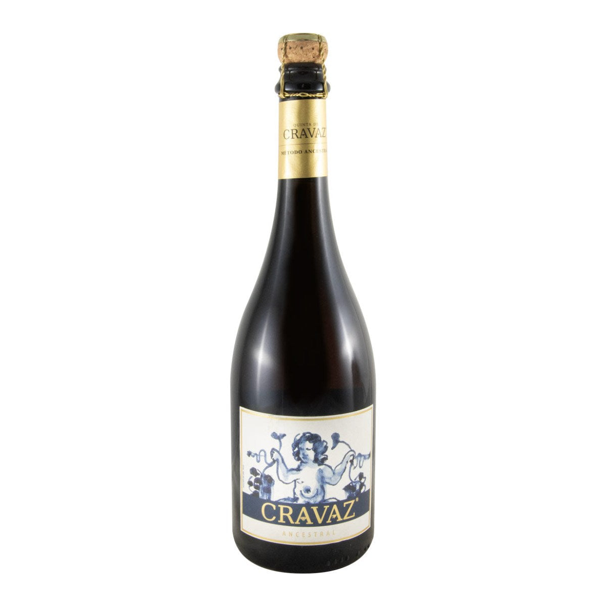 Cravaz Ancestral Touriga Nacional Extra Brut Sparkling Rosé Wine Távora-Varosa 2025 750ml 12.5% ABV