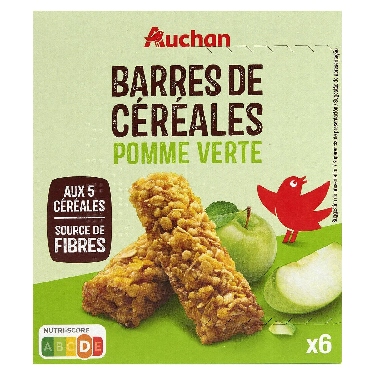 Crousty Green Apple Cereal Bars 126g