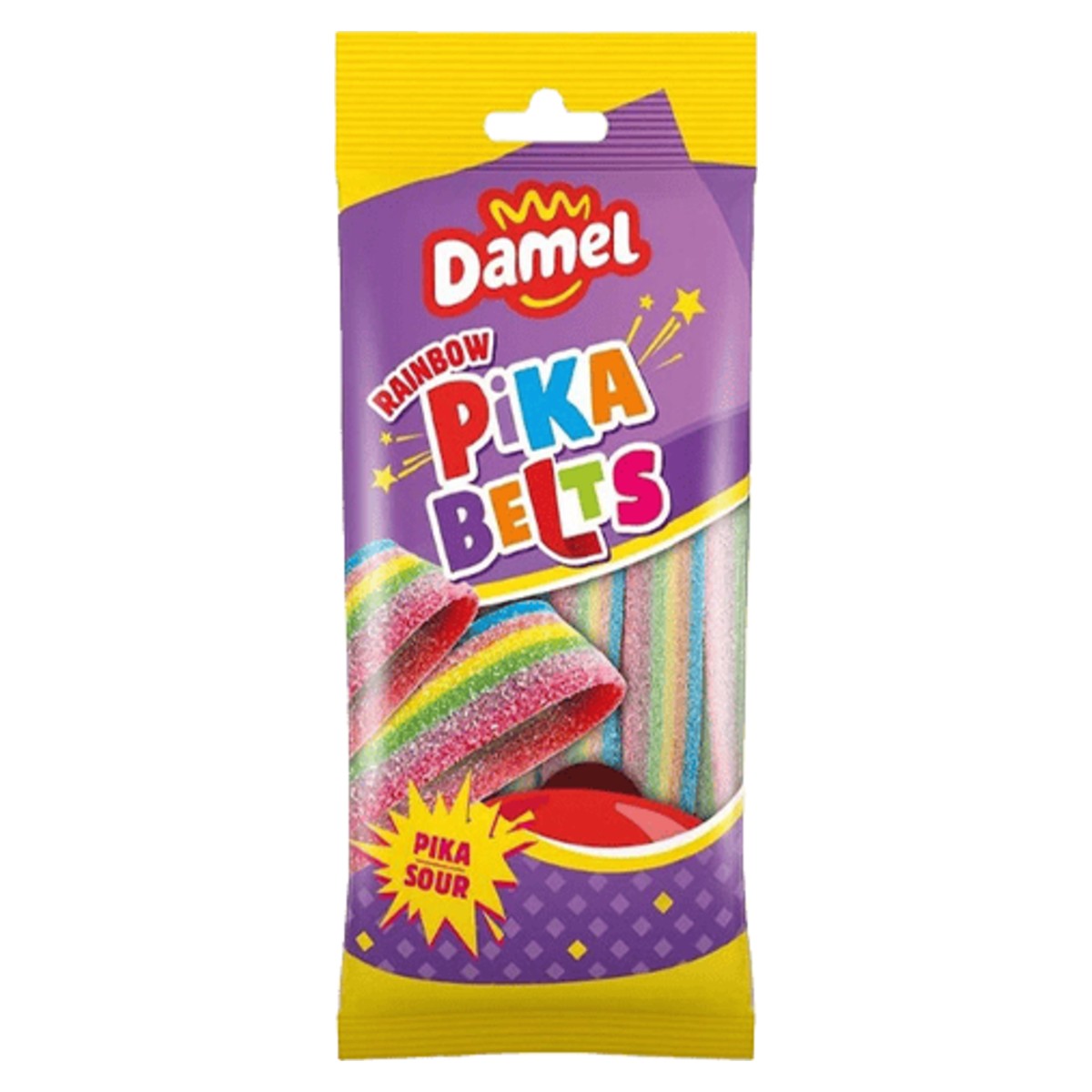 Damel Rainbow Sour Belts 90g