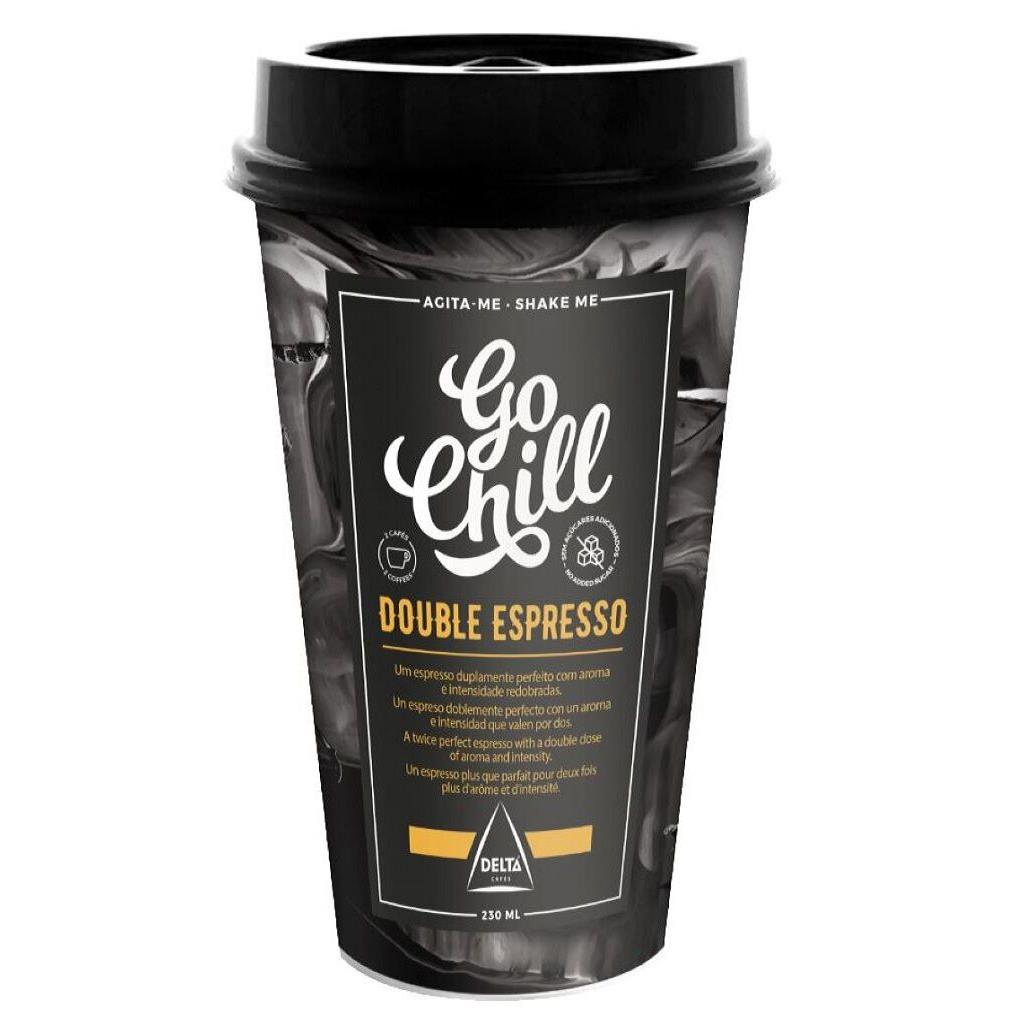 Delta Go Chill Double Espresso Iced Coffee 230ml