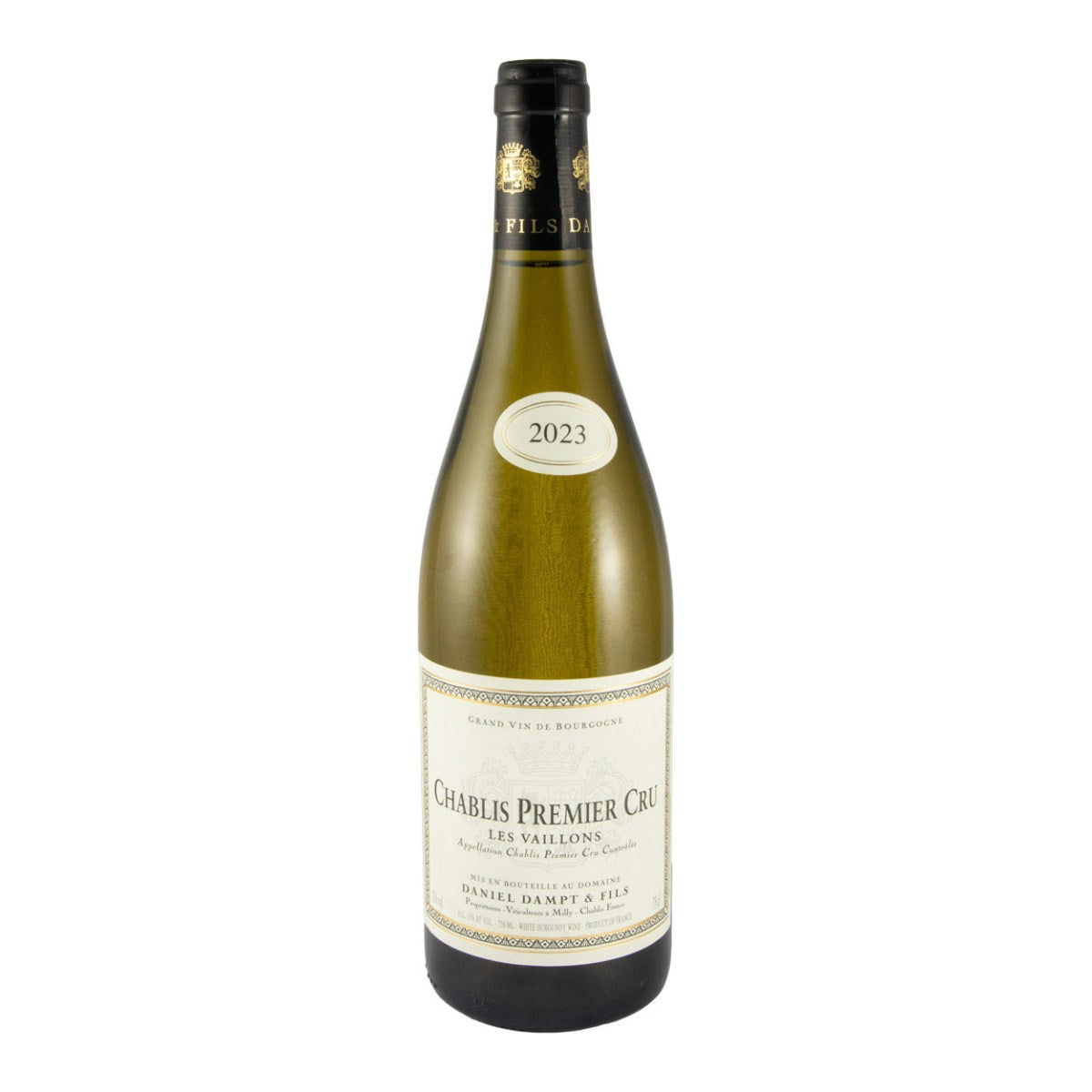 Domaine Daniel Dampt Les Vaillons Premier Cru Chablis White Wine Burgundy 2023 750ml 13% ABV