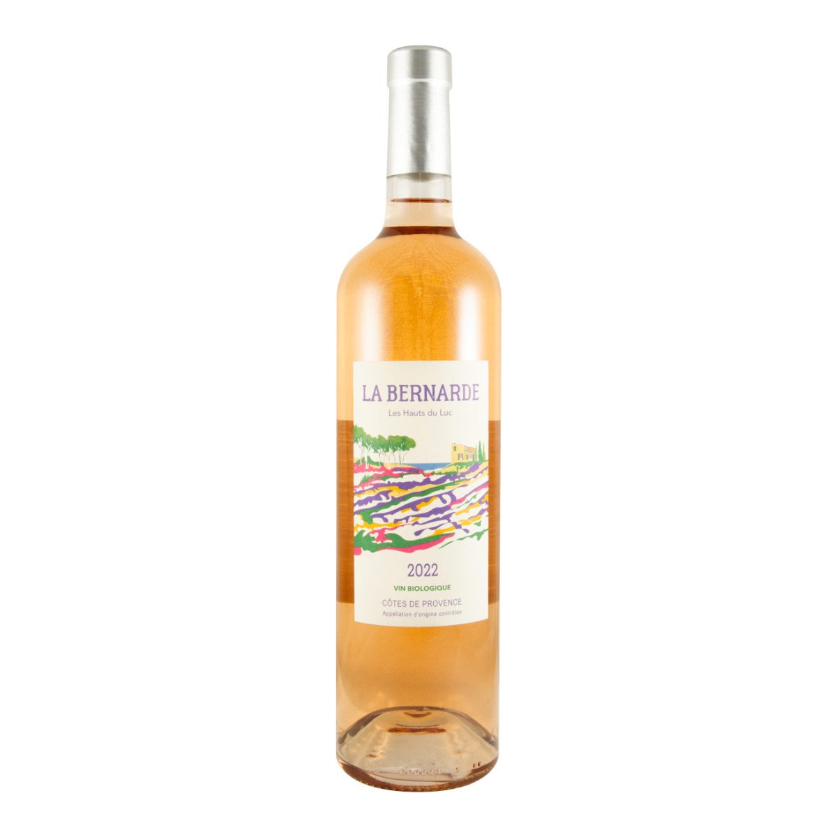 Domaine La Bernarde Les Hauts du Luc Côtes de Provence Organic Rosé Wine Provence 2022 750ml 13% ABV