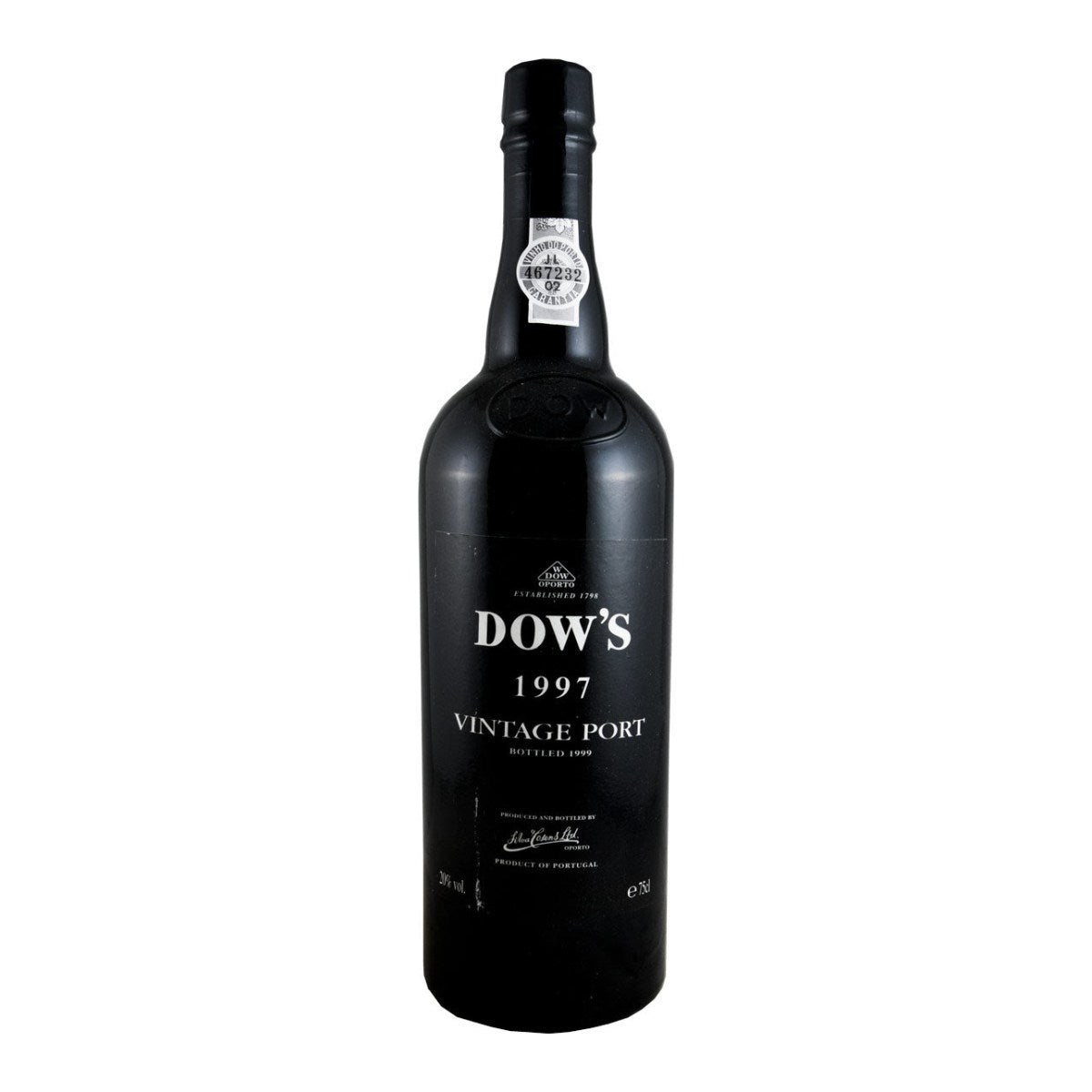 Dow's Vintage Porto Wine 1997 750ml 20% ABV