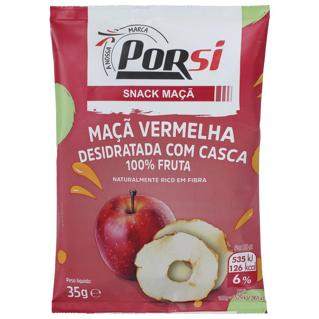 Dried Red Apple Slices 35g