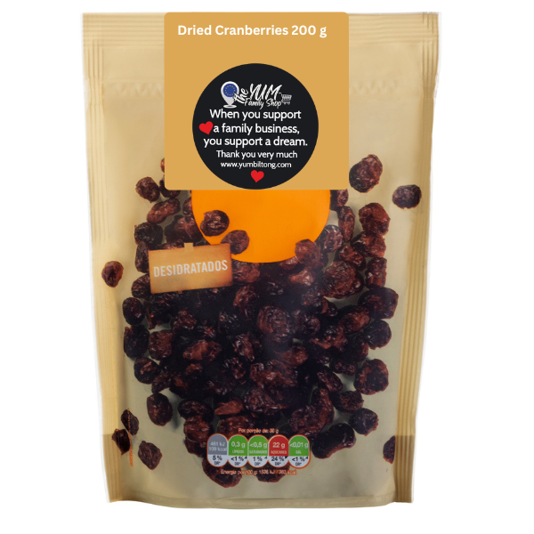 dried cranberries 200 g sweet tangy dried fruit fruit snacks dried fruit and fruit snacks collection