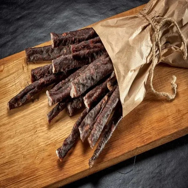 droewors 300g original south african dried beef sausage snack high protein cured meat snack