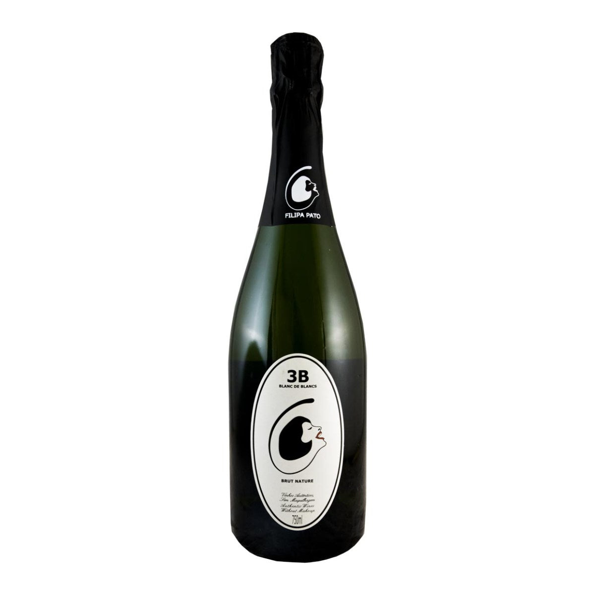 Filipa Pato 3B Blanc de Blancs Brut Nature Sparkling White Wine Bairrada 750ml 11.5% ABV