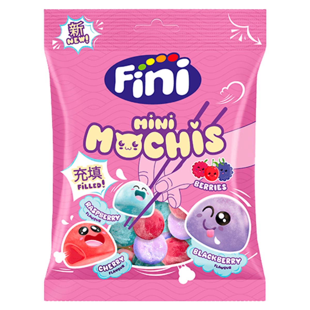 Fini Mini Mochis Berries Jelly Sweets 90g