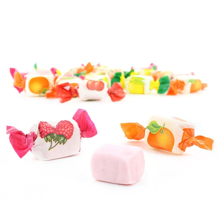 fruit caramels soft creamy chews 100g pick n mix chewy sweets