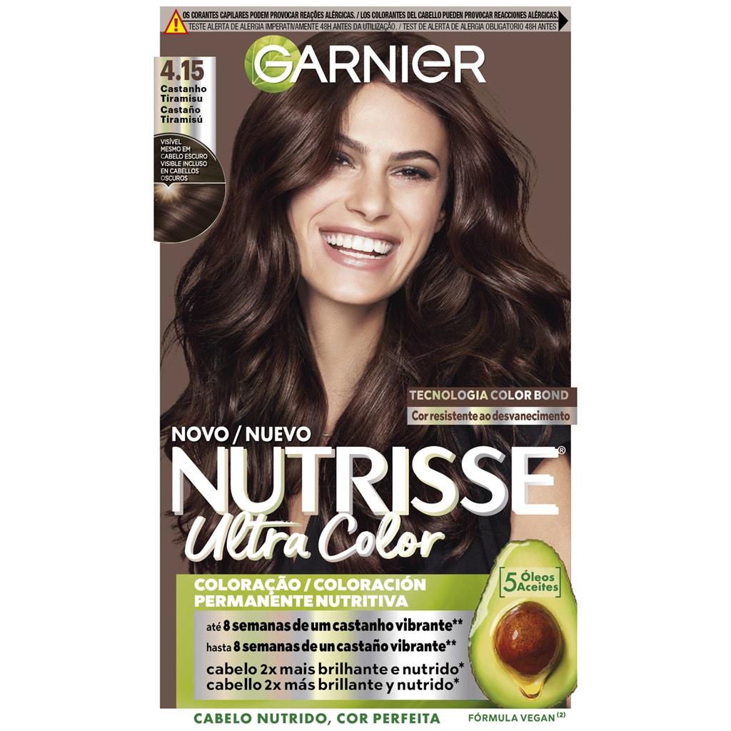 Garnier Nutrisse Permanent Hair Colour 4.15 Tiramisu Brown