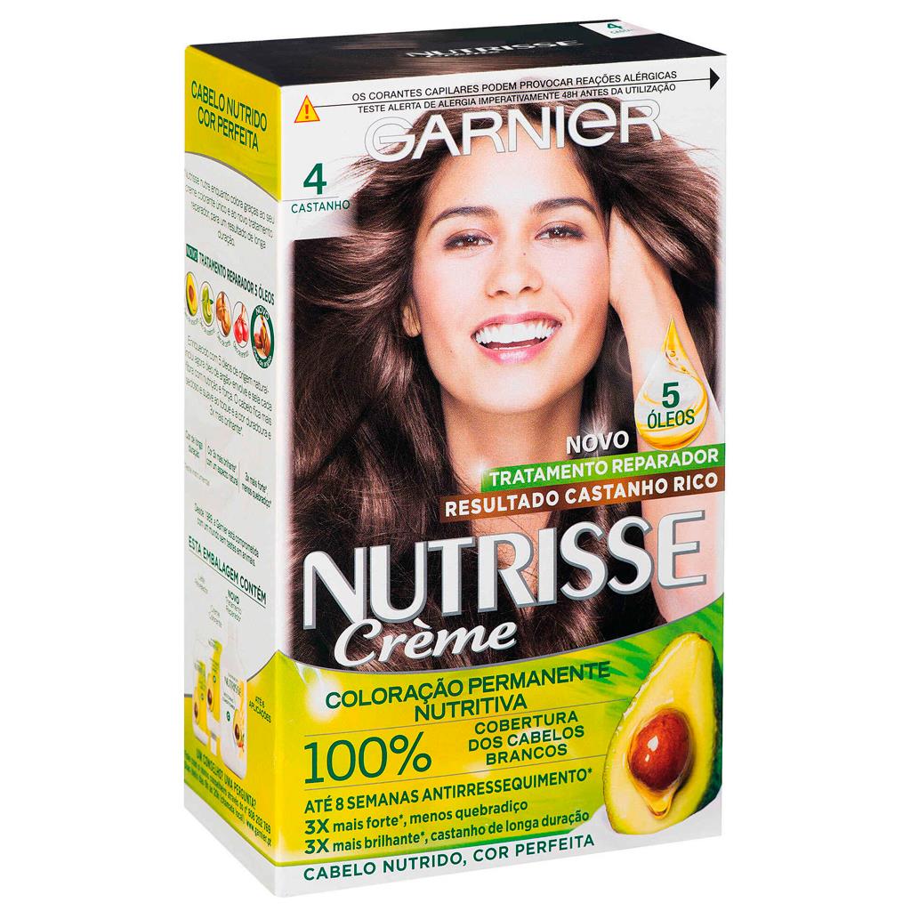 Garnier Nutrisse Permanent Hair Colour 4 Brown