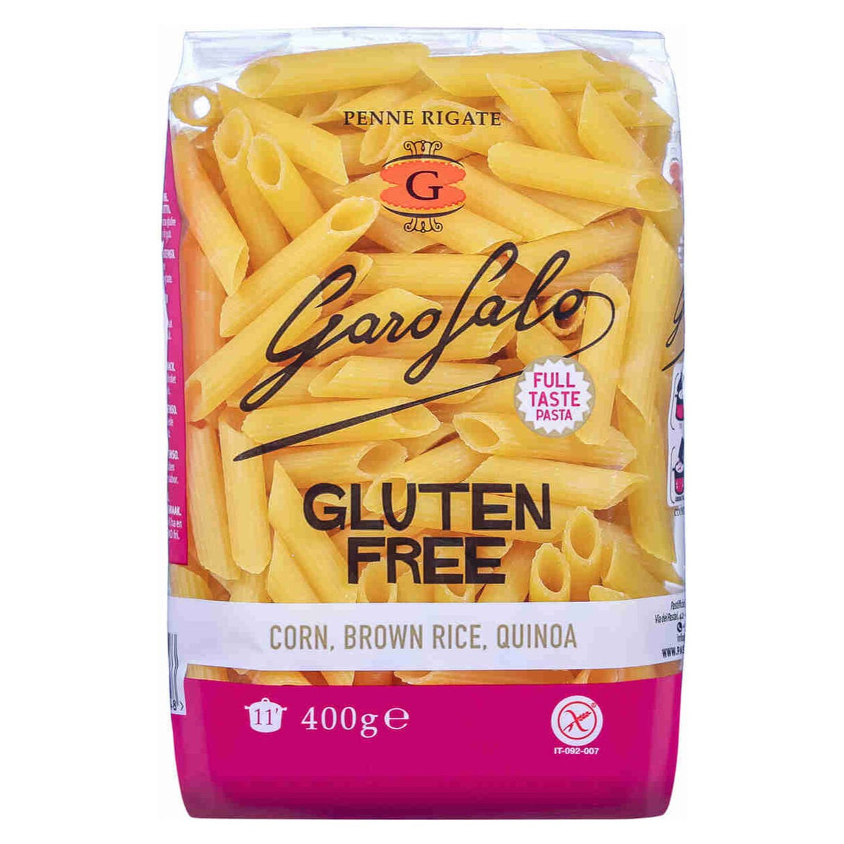 Garofalo Gluten Free Penne Rigate 400g