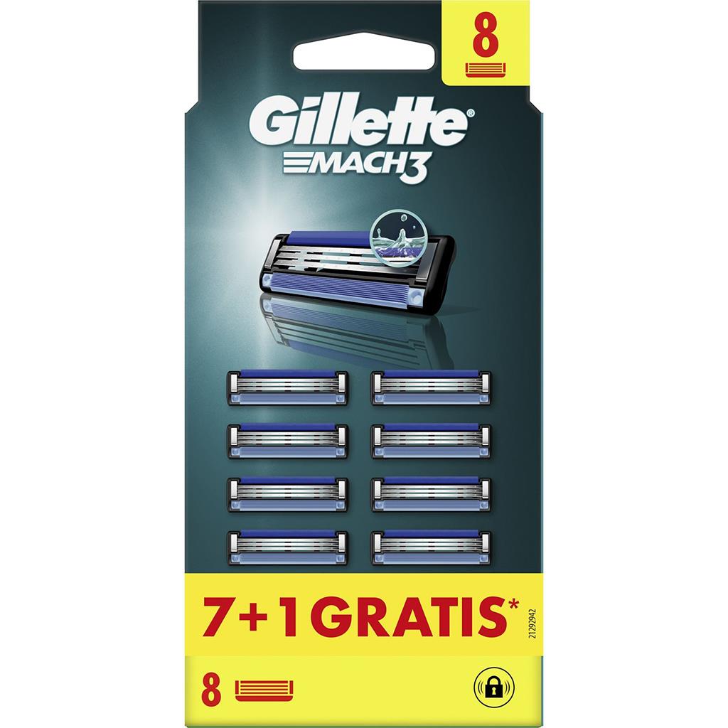 Gillette Mach3 Razor Blade Refills Pack of 8