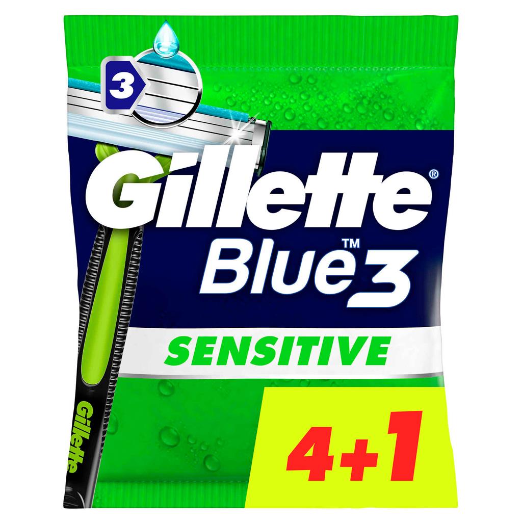 Gillette Sensitive Disposable Razors 4 plus 1 Free