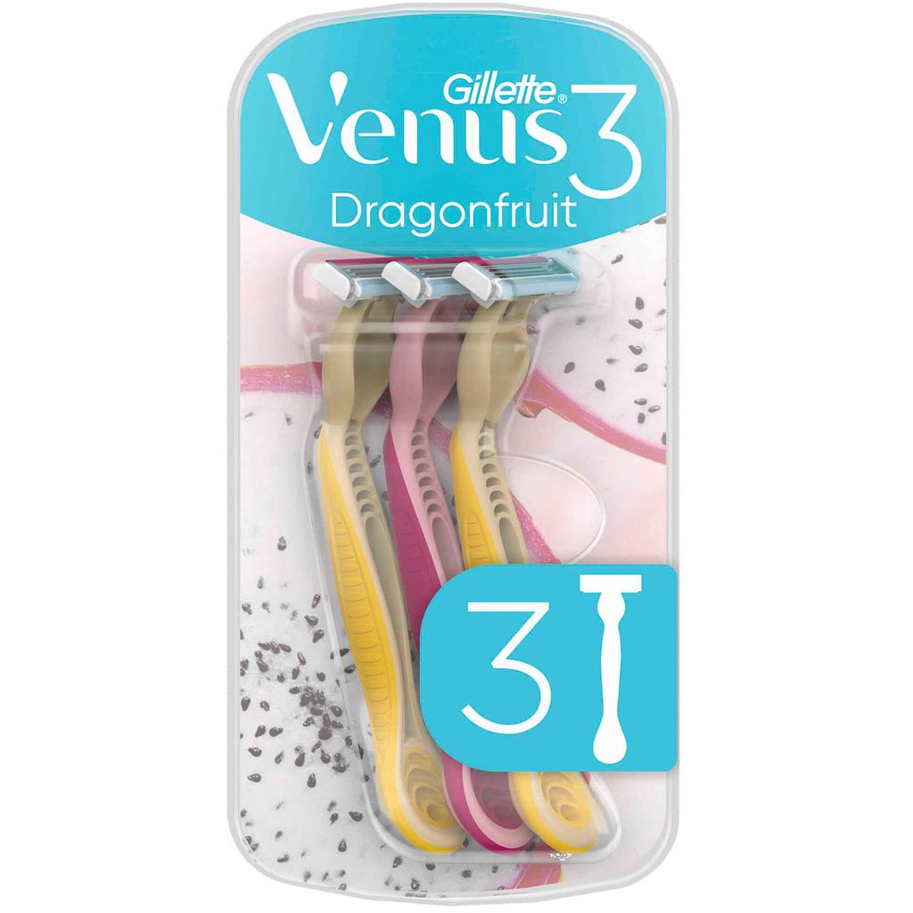 Gillette Venus Dragonfruit Disposable Razors Pack of 3