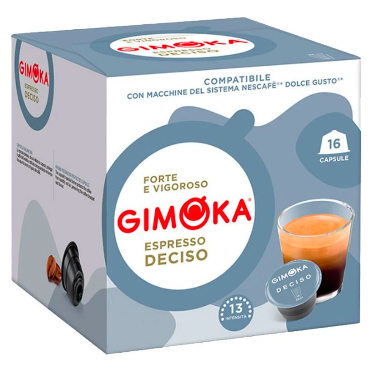 Gimoka Espresso Deciso Capsules for Dolce Gusto