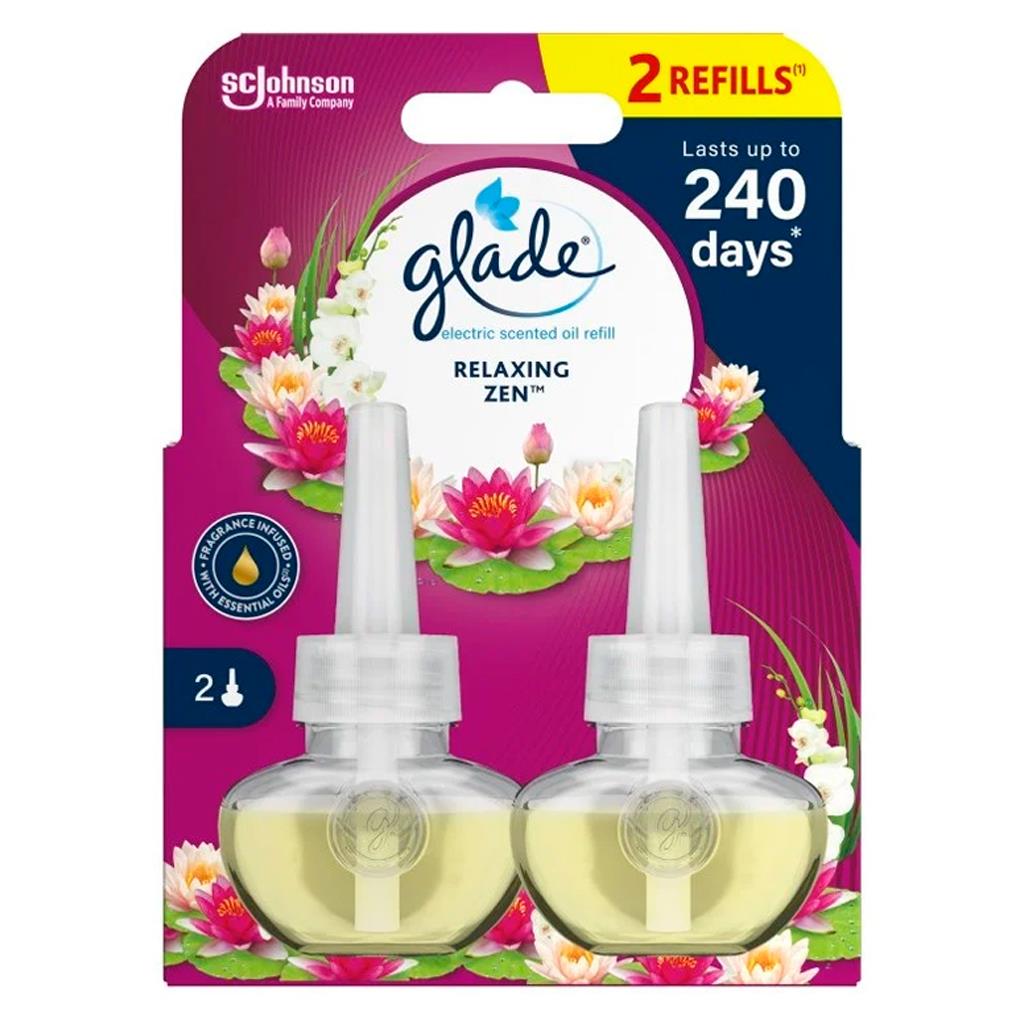 Glade Relaxing Zen Plug-In Refills 2 x 20ml