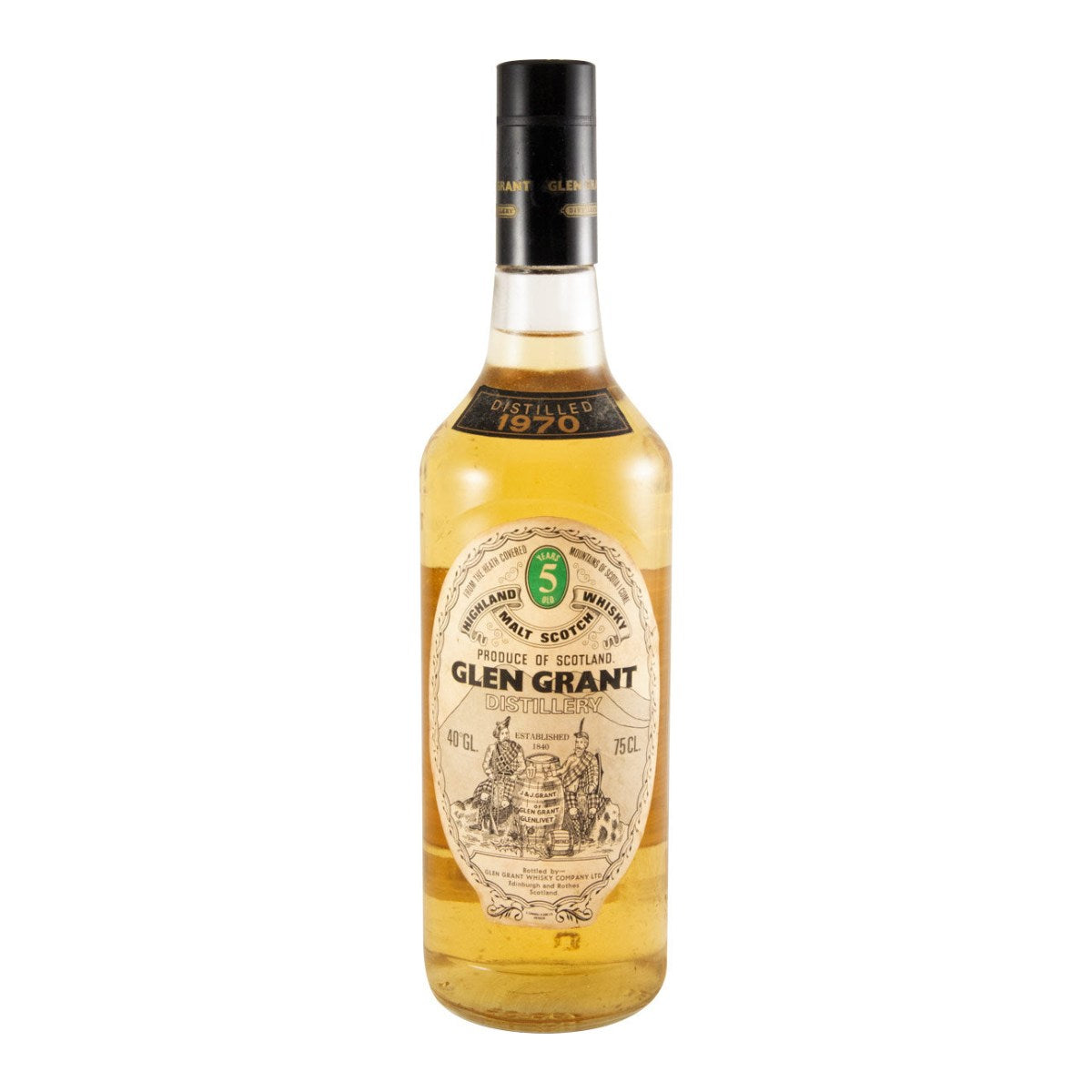 Glen Grant 5 Year Old 1970 Single Malt Scotch Whisky 750ml 40% ABV