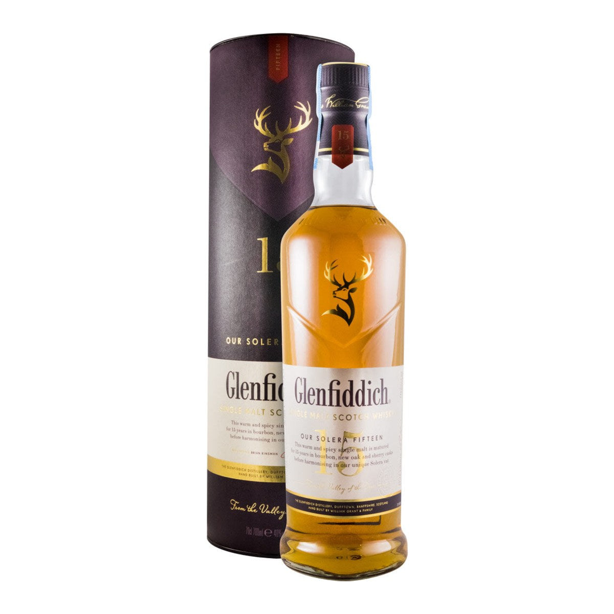 Glenfiddich 15 Year Old Our Solera Fifteen Single Malt Scotch Whisky 700ml 40% ABV