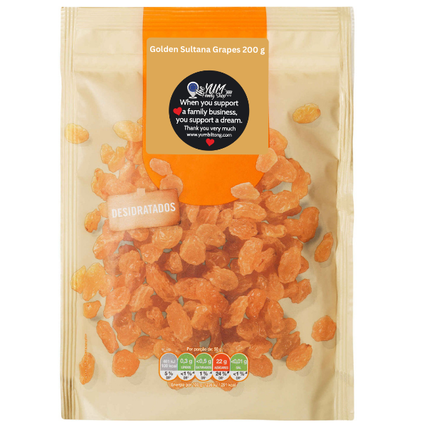 golden sultana grapes 200 g sweet dried grapes dried fruit fruit snacks dried fruit and fruit snacks collection