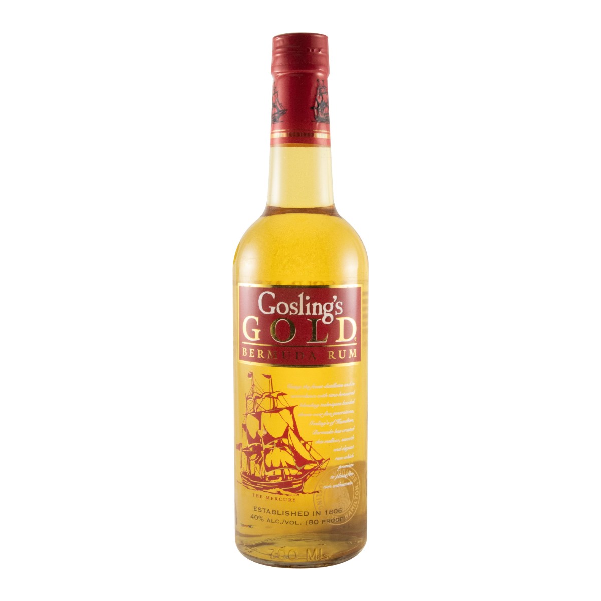 Goslings Gold Rum 700ml 40% ABV