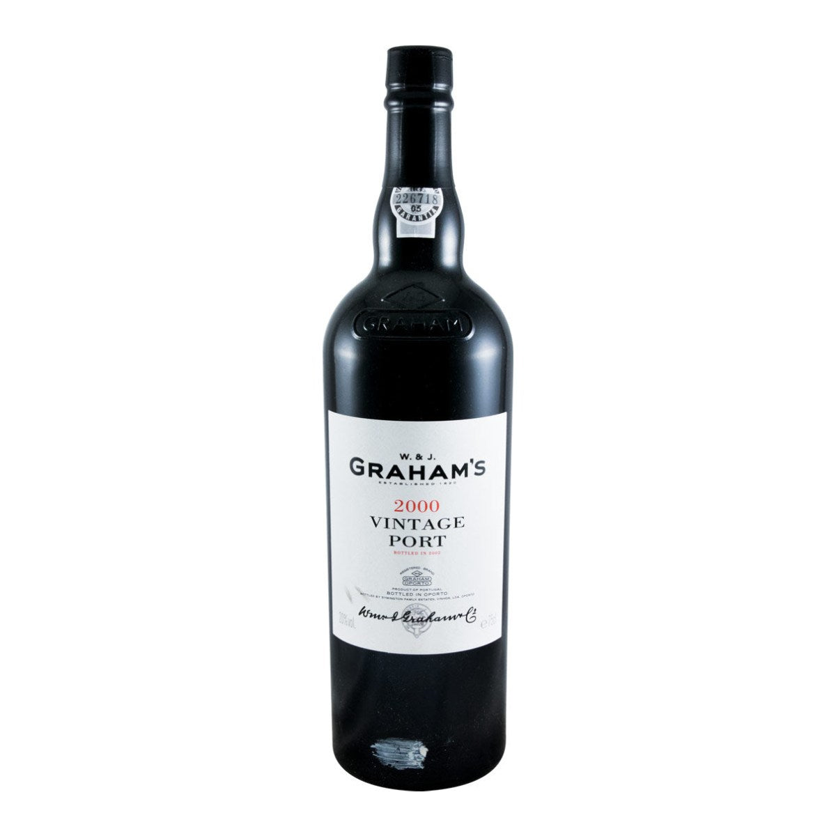 Graham's Vintage Porto Wine 2000 750ml 20% ABV