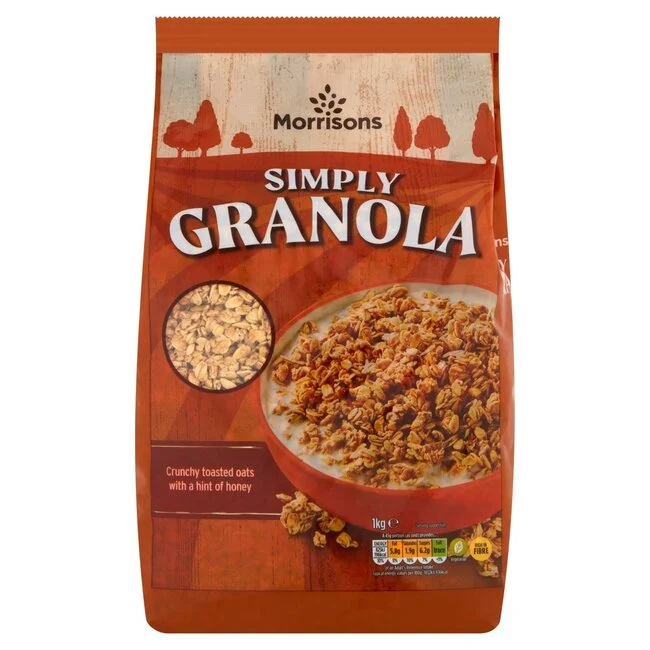 Morrisons – Simply Granola 1kg Morrisons – 1 KG – Muesli and Granola