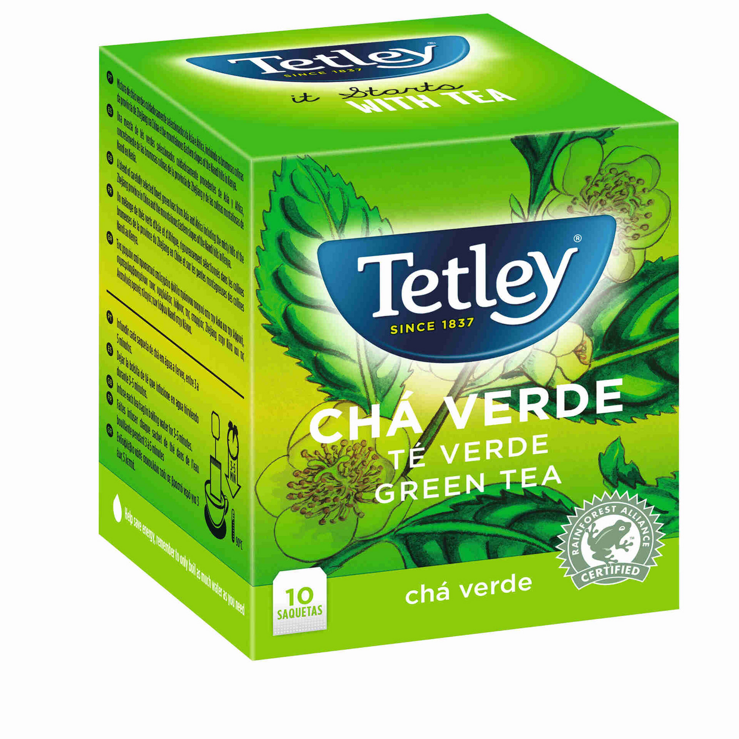 Tetley Green Tea pack of 10