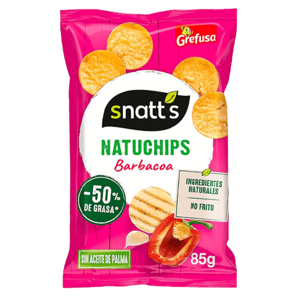 Grefusa Snatt's Natuchips Barbecue Snack 26g