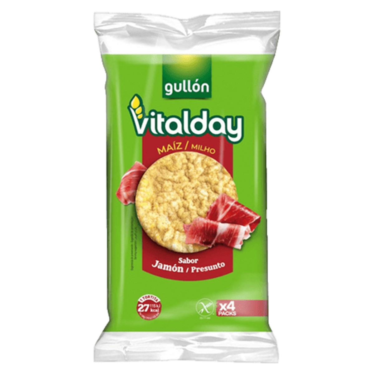 Gullón Vitalday Serrano Ham Flavour Crackers 25.7g