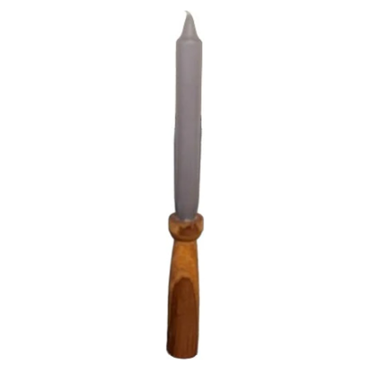 Handmade Wooden Candle Holder 14cm