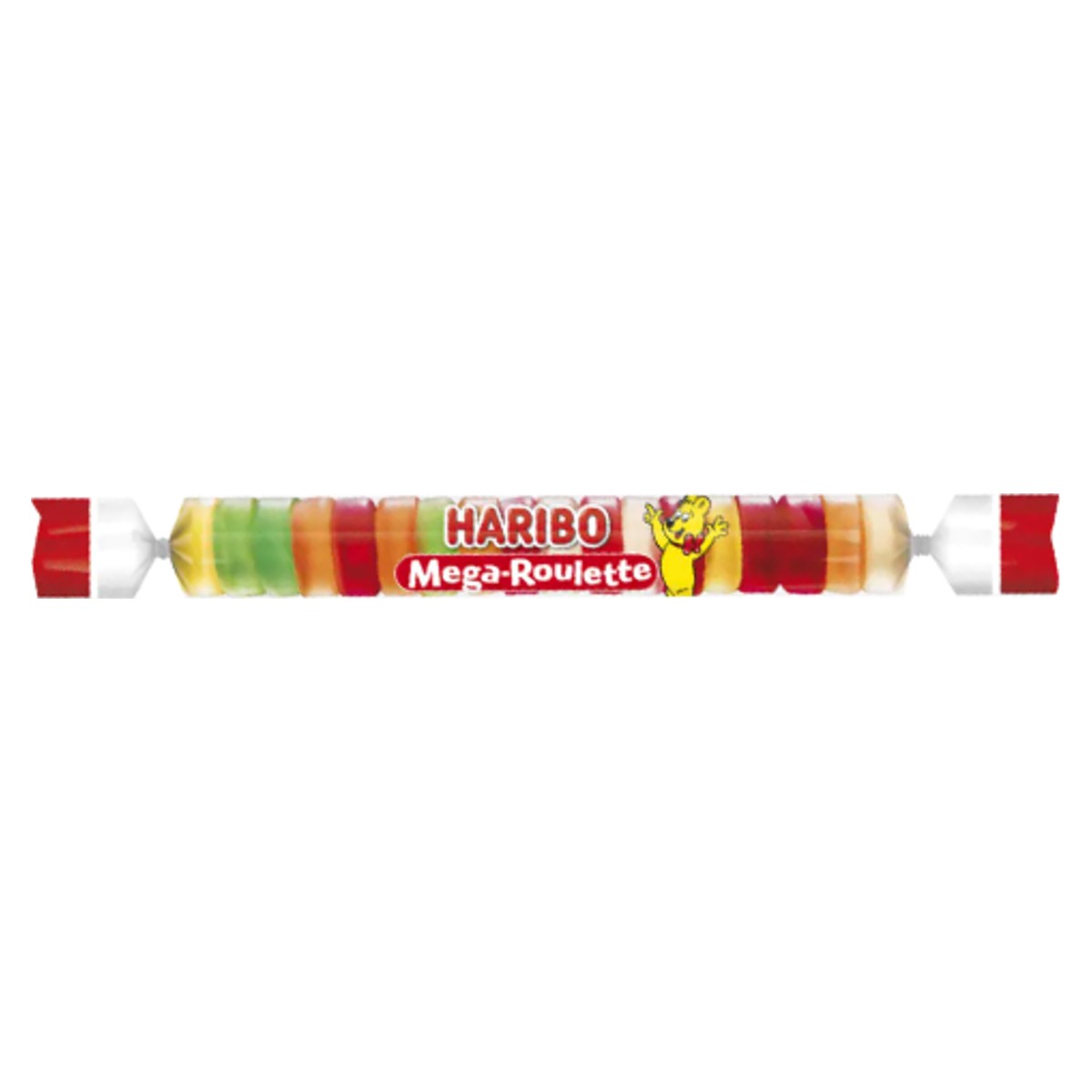 Haribo Mega Roulette Fruit Gummy Rolls 45g