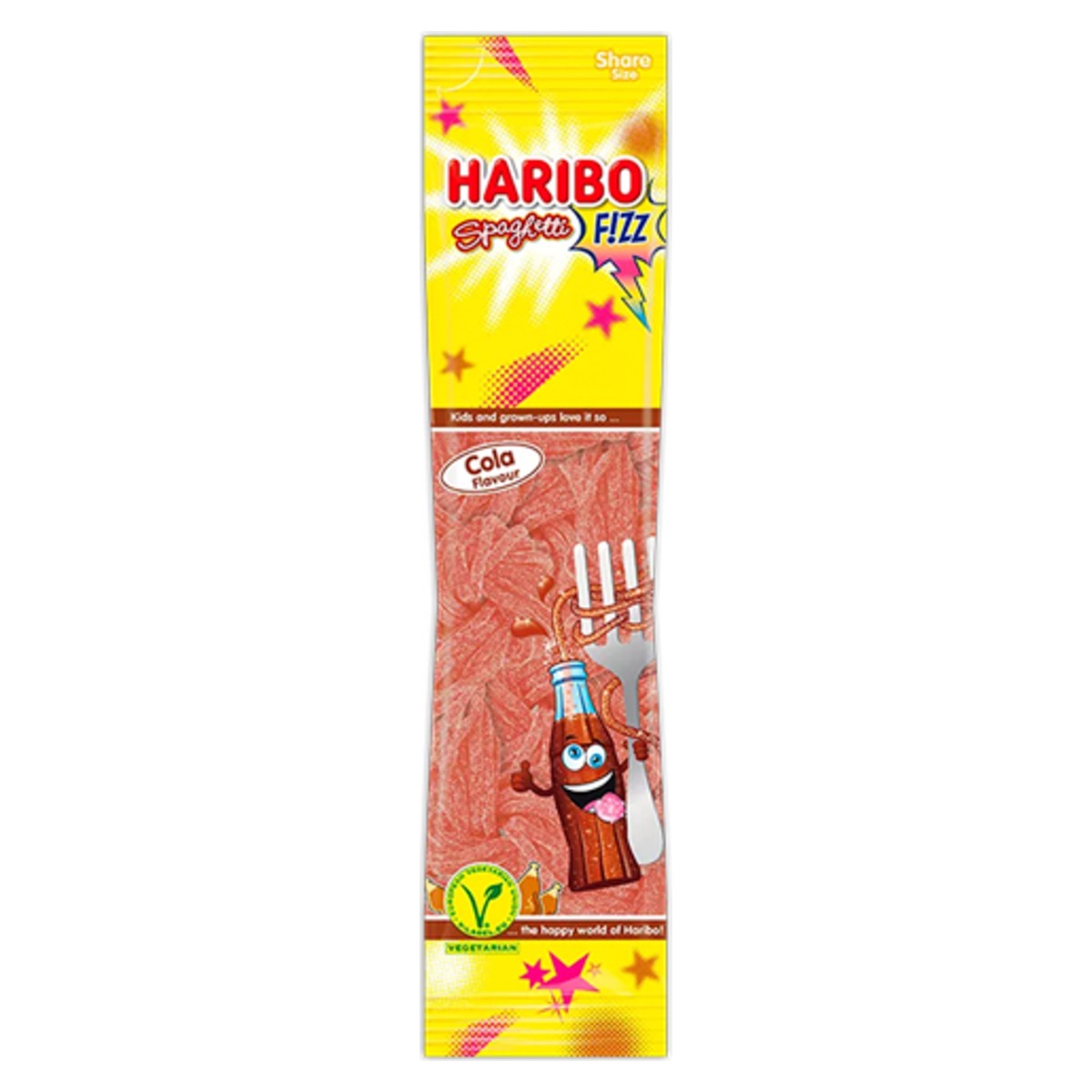 Haribo Sour Cola Spaghetti 200g