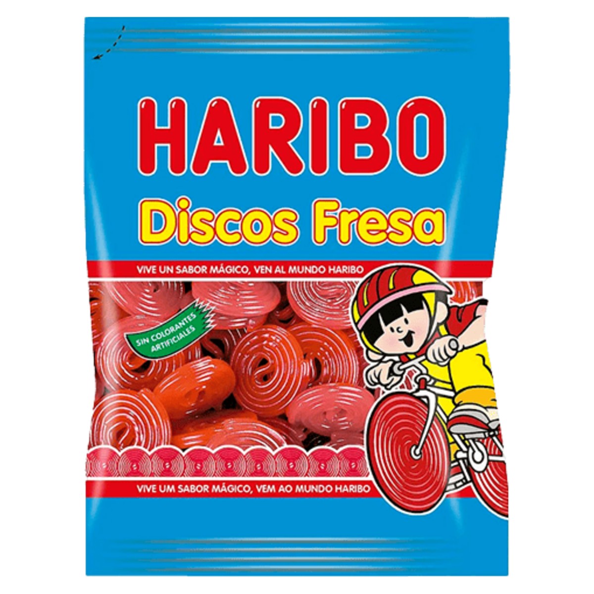 Haribo Strawberry Discs Gummies 80g