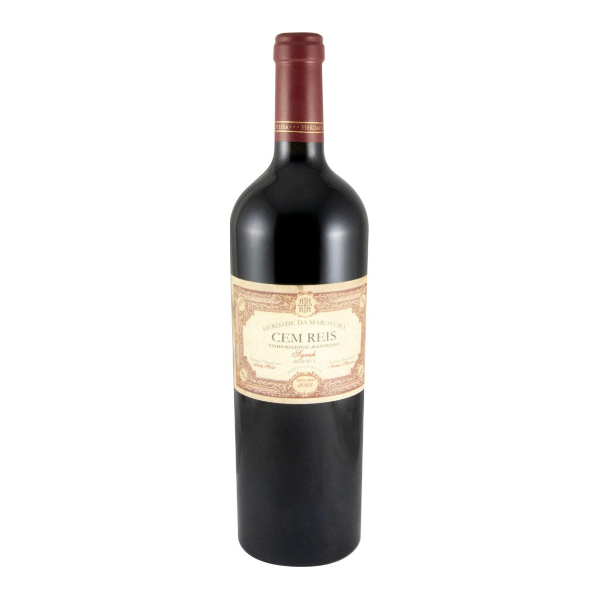 Herdade da Maroteira Cem Reis Syrah Reserva Red Wine Alentejo 2023 750ml 15.5% ABV