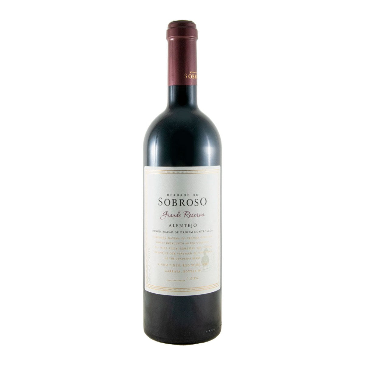Herdade do Sobroso Grande Reserva Red Wine Alentejo 2023 750ml 14% ABV