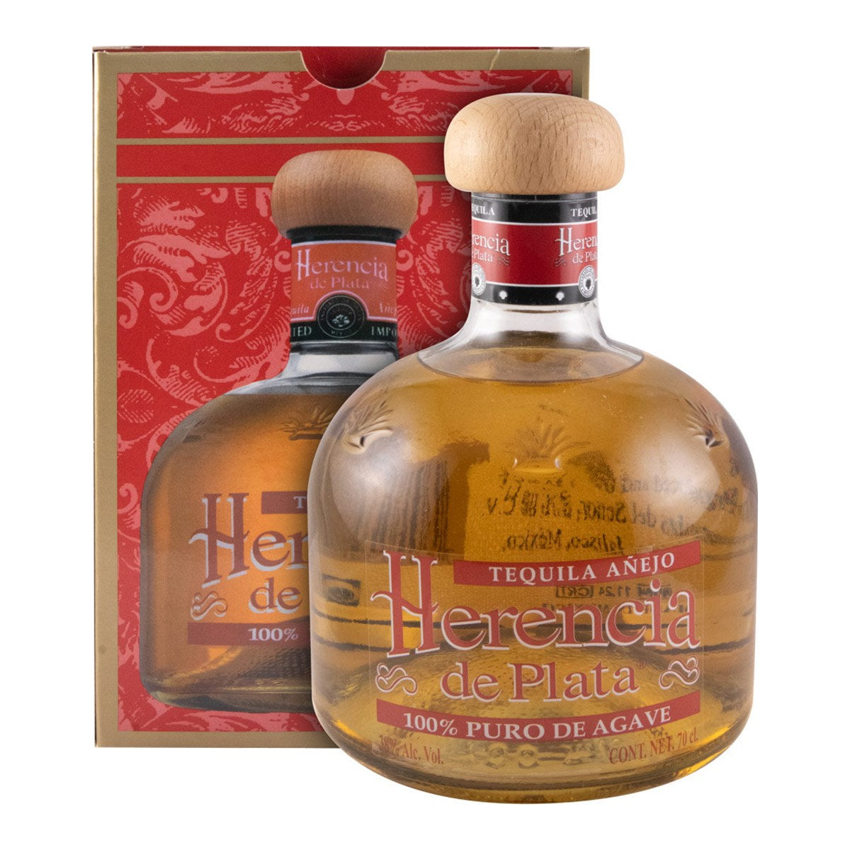 Herencia de Plata 100% Agave Tequila Añejo 700ml 38% ABV