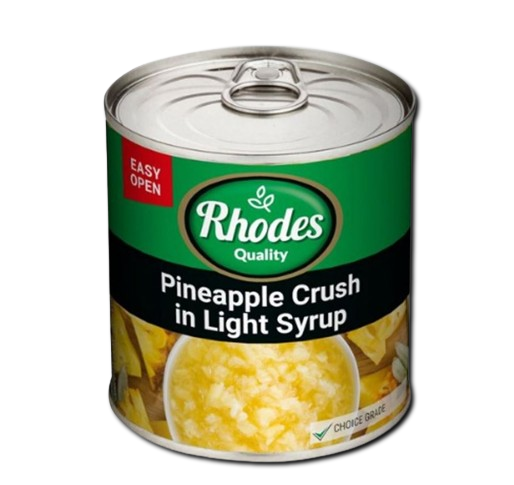 Rhodes Pineapple Crush in Light Syrup 432g – Juicy South African Classic