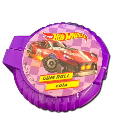 hot wheels cola gum roll 15g bubblegum tape cola flavour novelty chewing gum