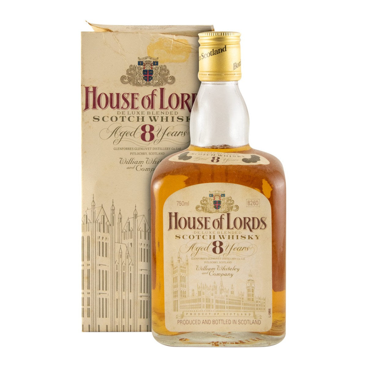 House of Lords 8 Year Old White Label Blended Scotch Whisky 750ml