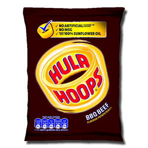 Hula Hoops BBQ Beef Potato Crisps 24g
