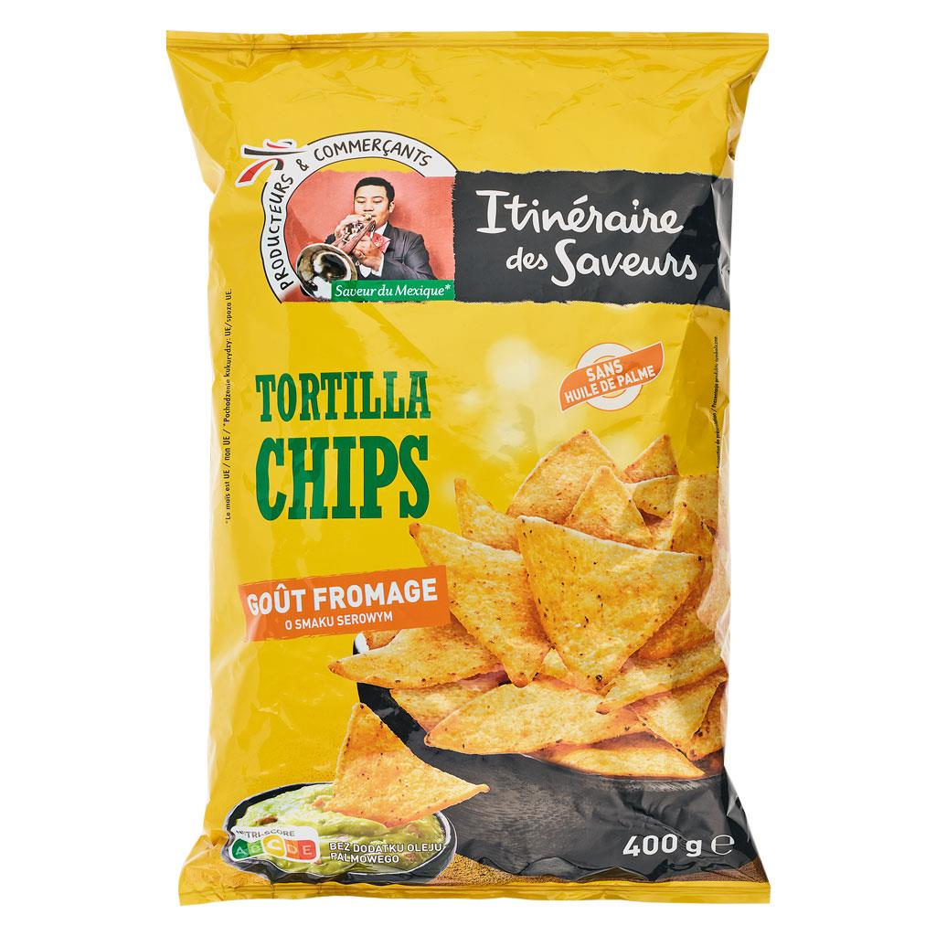 Itinéraire des Saveurs Cheese Flavour Tortilla Chips 400g