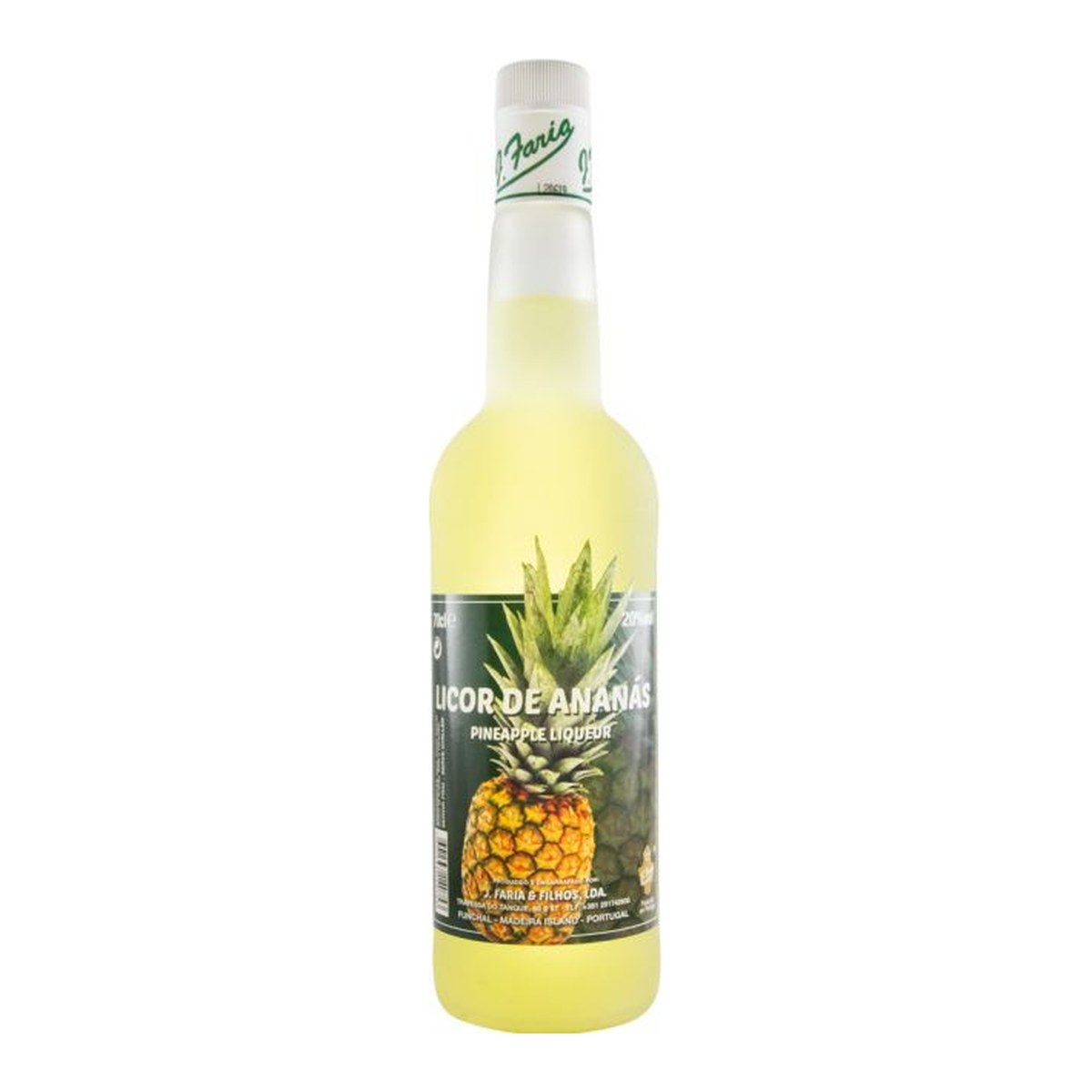 J. Faria & Filhos Pineapple Liqueur 700ml 20% ABV