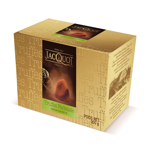 jacquot hazelnut truffles 200 g premium french chocolate gift box