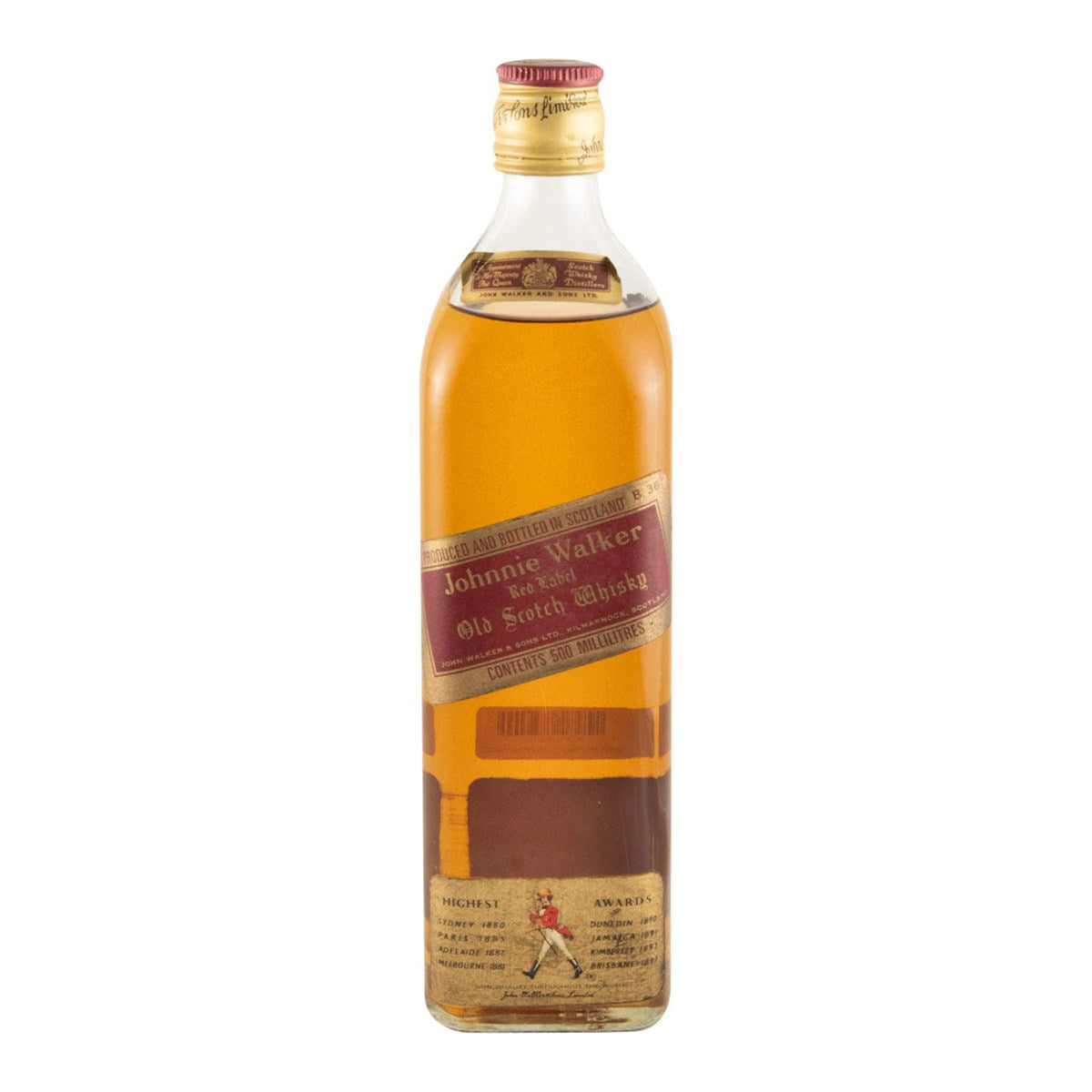 Johnnie Walker Red Label Flask Blended Scotch Whisky 500ml