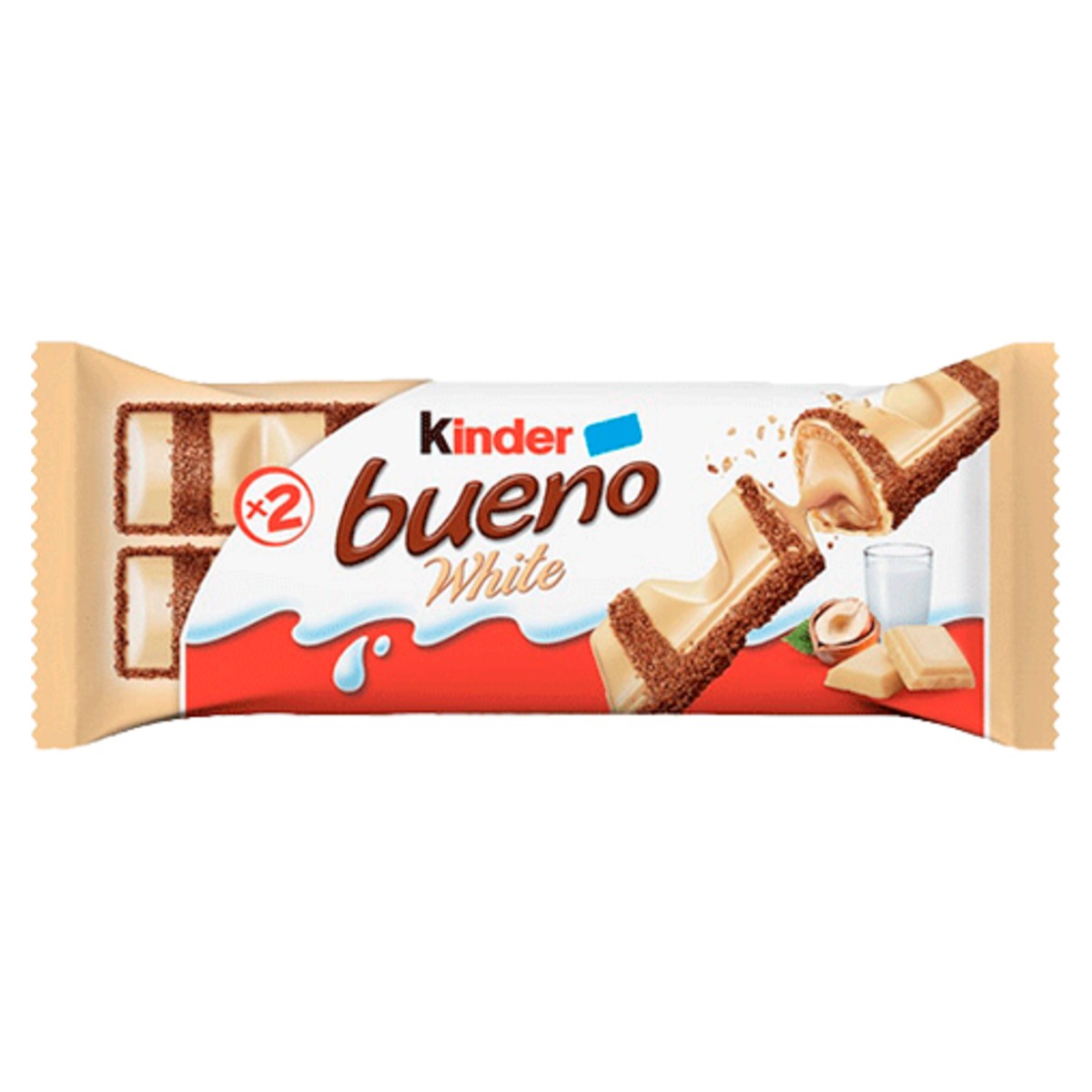 Kinder Bueno White Chocolate Wafer Bar 39g