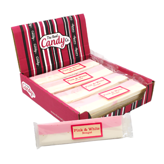 Turrón Rosa y Blanco 130g El Auténtico Dulce