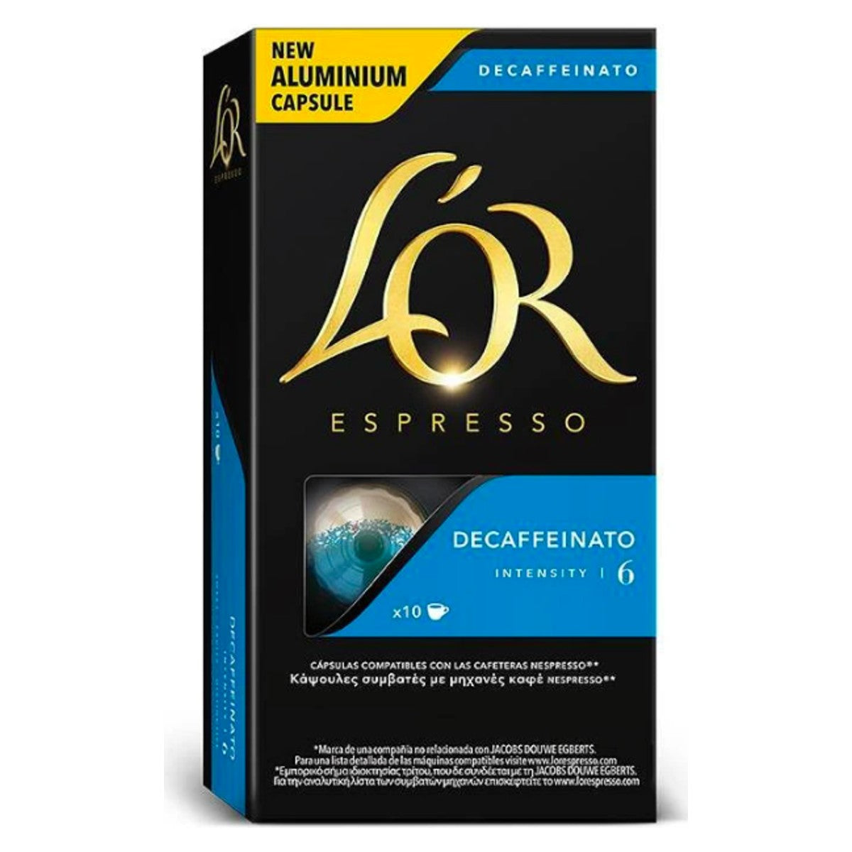 L'OR Espresso Decaffeinato Capsules for Nespresso 10 Pack