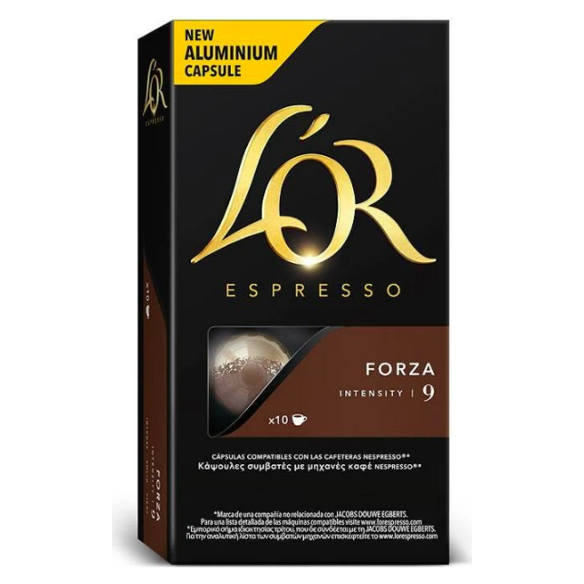 L'OR Espresso Forza Coffee Capsules 10 Pack